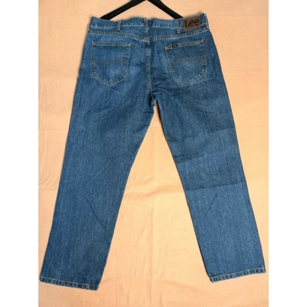 Lee Regular Straight Men's Jeans 40x30 Medium Wash NWT 100% Cotton